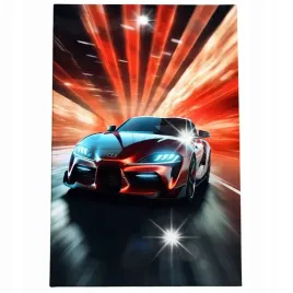 obraz-90x60-samochody-toyota-supra-tokyo-japonia-sportowy-do-garazu-wyscig