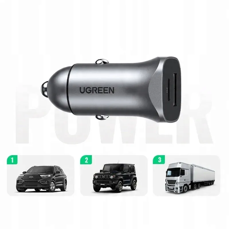 ladowarka-samochodowa-ugreen-cd130-usb-c-24w-stan-nowy