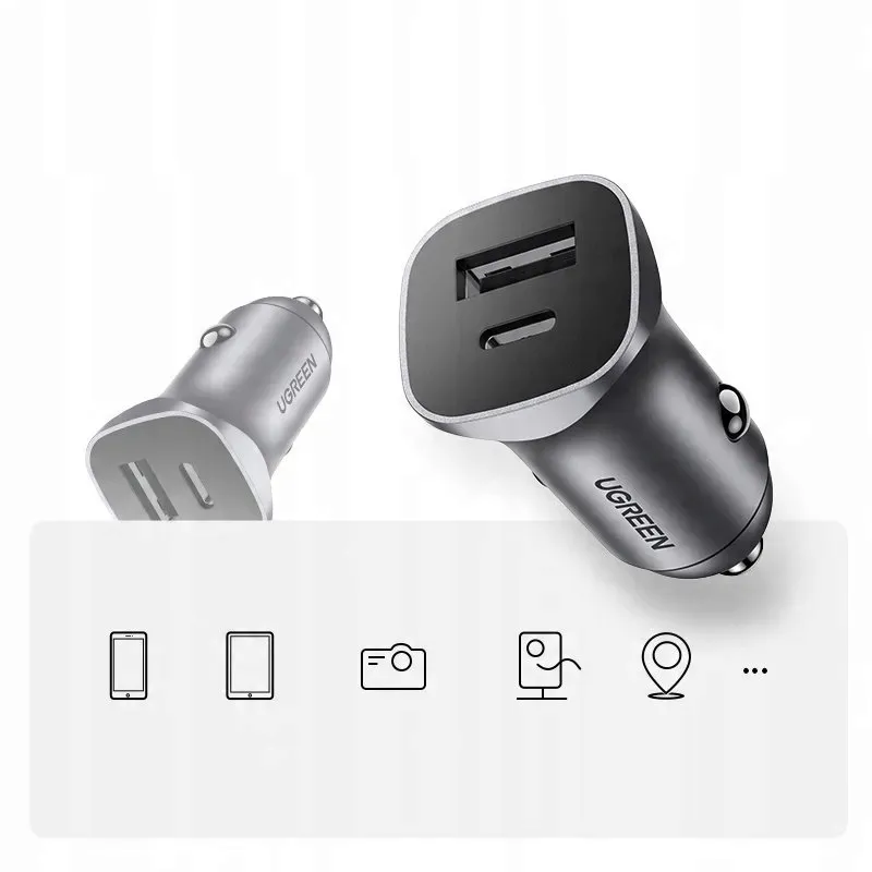 ladowarka-samochodowa-ugreen-cd130-usb-c-24w-stan-nowy