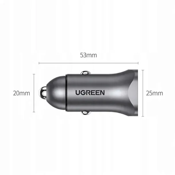 ladowarka-samochodowa-ugreen-cd130-usb-c-24w-przewod-w-zestawie-nie