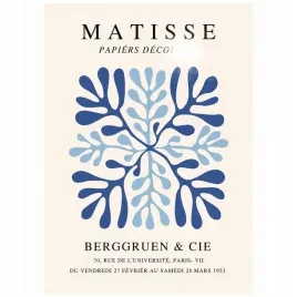 plakat-70x50-henri-matisse-abstrakcja-boho-sztuka-nowoczesny-bezowy-artysta