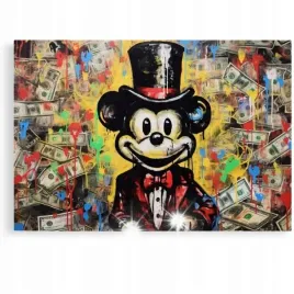 obraz-120x80-motywacja-pop-art-myszka-miki-abstrakcja-nowoczesny-graffiti