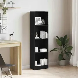 regal-biblioteczny-czarny-dab-40x24x143-cm-drewno-klejone-lumarko-lumarko