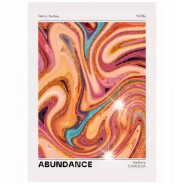 plakat-70x50-abundance-1970-abstrakcja-ekspresja-sztuka-blyszczacy-retro