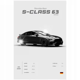 plakat-90x60-samochod-sportowy-mercedes-amg-s63-mlodziezowy-dla-mechanika
