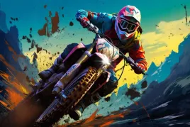 plakat-90x60-samochody-motor-cross-enduro-abstrakcja-off-road-do-garazu