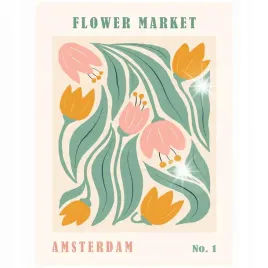 plakat-80x60-kwiaty-minimalizm-nowoczesny-miasta-amsterdam-boho-12-wzorow