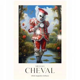 plakat-90x60-michael-cheval-artysta-nowoczesny-surrealizm-sztuka-kolorowy