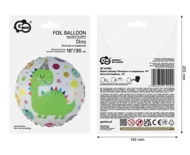 balon-foliowy-dinozaur-w-czapeczce-36cm