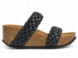 pepe-jeans-courtney-tree-damskie-buty-czarne-klapki-na-koturnie-38-awb