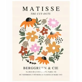 plakat-70x50-henri-matisse-abstrakcja-boho-sztuka-nowoczesny-bezowy-artysta