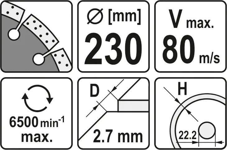 tarcza-diamentowa-segment-hs-230mm-zastosowanie-beton