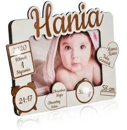 ramka-metryczka-chrzest-narodziny-roczek-urodziny