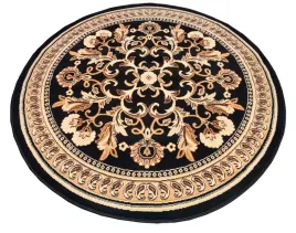 nowoczesny-okragly-dywan-alfa-shiraz-kwiaty-czarne-160x160-kolo-hq-belgia