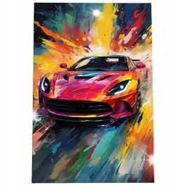 obraz-90x60-samochody-aston-martin-abstrakcja-malowany-do-garazu-warsztatu