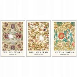 zestaw-3-plakatow-594x42-a2-william-morris-reprodukcja-boho-kwiaty-sztuka