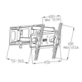uchwyt-scienny-do-telewizora-art-ar-51-obrotowy-scienne-uchylny-60-certyfikat-ce