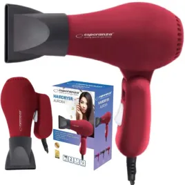 czerwona-suszarka-do-wlosow-turystyczna-mala-mocna-skladana-koncentrator