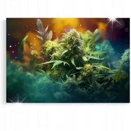 obraz-120x80-marihuana-ziolo-konopie-portret-3d