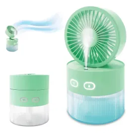 nawilzacz-powietrza-wentylator-przenosny-kompaktowy-podswietlany-zielony