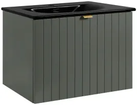 szafka-z-czarna-umywalka-61-cm-zielen-lakierowana-frezowany-front-szuflady