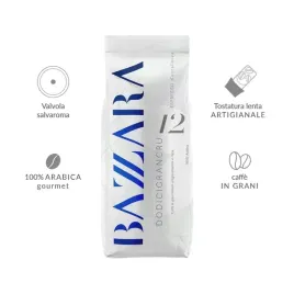 bazzara-dodicigrancru-1-kg-kawa-ziarnista