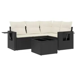 vidaxl-5-cz-zestaw-wypoczynkowy-do-ogrodu-poduszki-czarny-rattan-pe