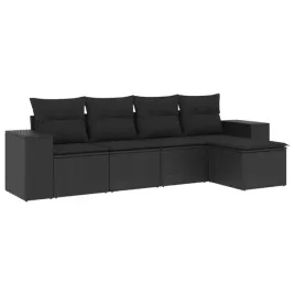vidaxl-5-cz-zestaw-wypoczynkowy-do-ogrodu-poduszki-czarny-rattan-pe