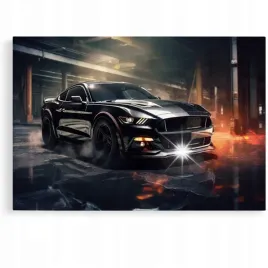 obraz-120x80-samochody-ford-mustang-gt-do-garazu-komisu-warsztatu-mechanika