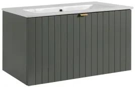 zielona-szafka-z-umywalka-81-cm-lakierowana-frezowany-front-2-szuflady-mdf