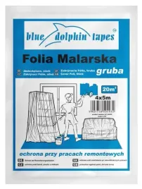 folia-malarska-blue-dolphin-gruba-4x5m