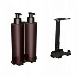 uchwyt-dozownik-mydla-w-plynie-i-szamponu-2-x-300ml-czarny