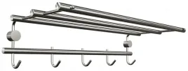 polka-z-5-wieszakami-scienna-andex-chrom