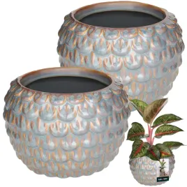 zestaw-2x-donica-doniczka-oslonka-17cm-artystyczna-szara-ceramika-na-kwiaty