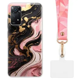 etui-do-xiaomi-redmi-note-11-pro-5g-szeroka-rozowa-smycz-marmurki-mix-wzory