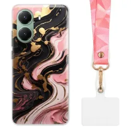 etui-do-xiaomi-turbo-4-5g-funkcjonalne-szeroka-rozowa-smycz-marmurki-marble