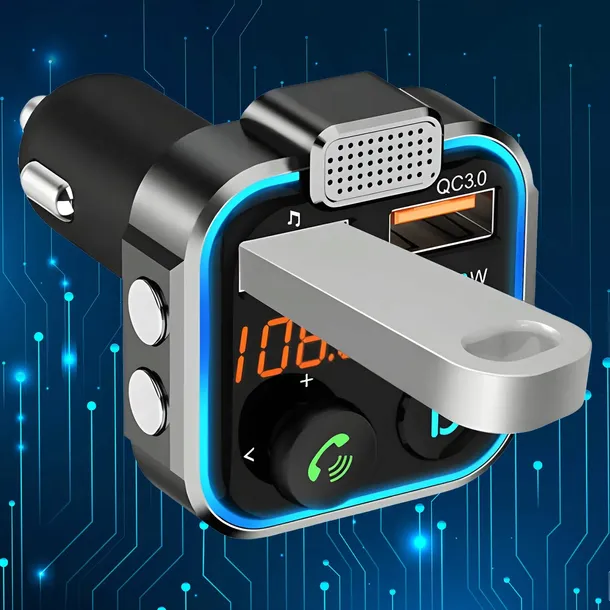 transmiter-samochodowy-bluetooth-5-0-led-2xusb-usb-c-quick-qc-3-1-12v-24v-funkcje-ladowarka-usb-zestaw-glosnomowiacy