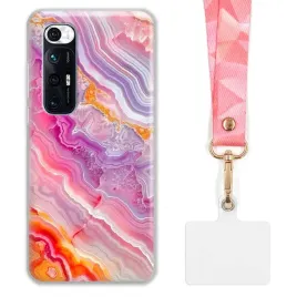 etui-do-xiaomi-mi-10s-funkcjonalne-szeroka-rozowa-smycz-marmurki-marble-wz
