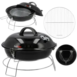 lund-grill-weglowy-turystyczny-przenosny-z-pokrywa-ruszt-okragly-36cm-99921