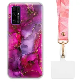 etui-do-huawei-honor-30-funkcjonalne-szeroka-rozowa-smycz-marmurki-marble