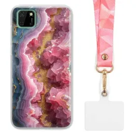 etui-do-huawei-y5p-szeroka-rozowa-smycz-marmurki-marble-modne-kolorowe-wz