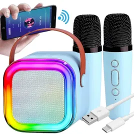 glosnik-bluetooth-karaoke-zestaw-bezprzewodowy-led-2-mikrofony-usb-sd-jack