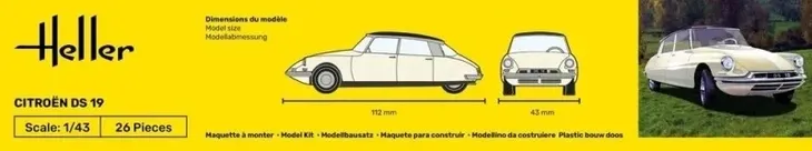 heller-80162-model-samochodu-citroen-ds-19-1-43-stan-opakowania-oryginalne