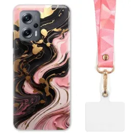 etui-do-xiaomi-poco-x4-gt-funkcjonalne-szeroka-rozowa-smycz-marmurki-marble