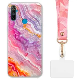 etui-do-realme-c3-szeroka-rozowa-smycz-marmurki-marble-modne-kolorowe-wz