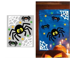 naklejki-zelowe-na-okno-pajaki-pajeczyny-gwiazdki-dekoracja-halloween