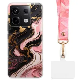 etui-do-xiaomi-redmi-note-13-pro-5g-szeroka-rozowa-smycz-marmurki-mix-wzory
