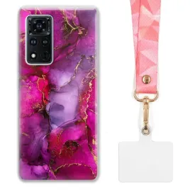 etui-do-huawei-honor-view-40-funkcjonalne-szeroka-rozowa-smycz-marmurki-wz