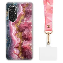 etui-do-huawei-honor-50-se-szeroka-rozowa-smycz-marmurki-marble-modne-wz