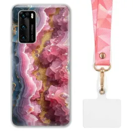 etui-do-huawei-p40-5g-funkcjonalne-szeroka-rozowa-smycz-marmurki-marble-wz